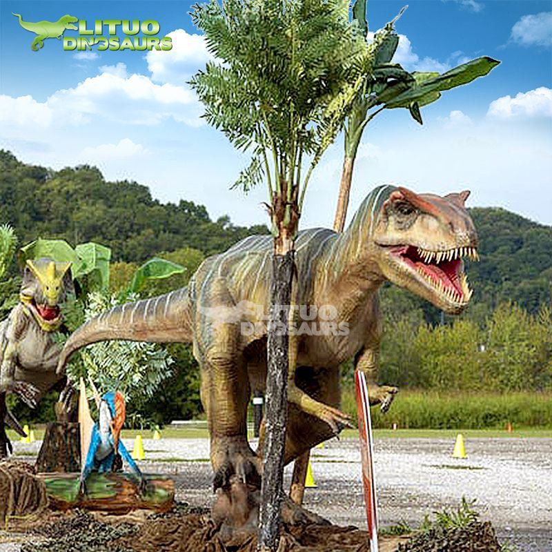 Life Size Animatronic Dinosaur Allosaurus (2)(001)