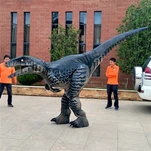 Mechaninis „Velociraptor“ modeliavimo kostiumas